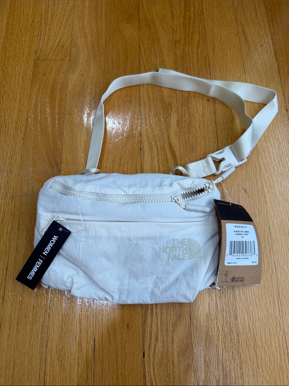 The North Face White Women’s Belt Bag — Compact Waist Pack